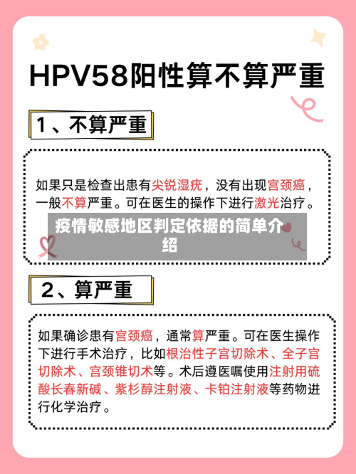 疫情敏感地区判定依据的简单介绍