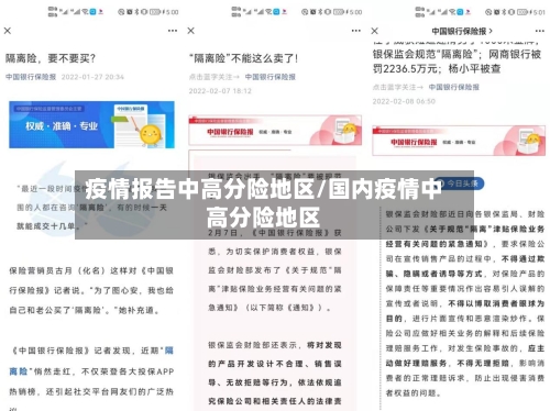 疫情报告中高分险地区/国内疫情中高分险地区