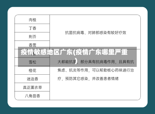 疫情敏感地区广东(疫情广东哪里严重)