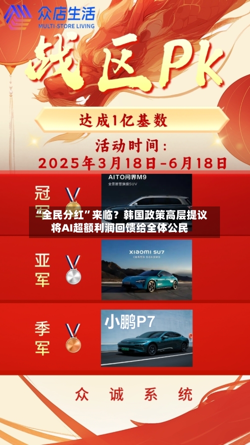 “全民分红”来临？韩国政策高层提议将AI超额利润回馈给全体公民